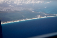 Der kilometerlange Strand von Cancun.