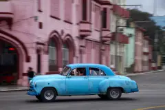 Kubaner lieben offenbar knallbunte Farben.