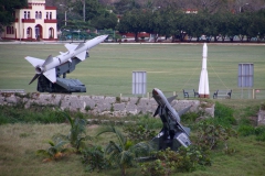Hier sind auch die russischen Raketen ausgestellt, die 1962 in Kuba stationiert wurden...