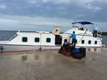 Auf San Pedro reisen wir bereits offiziell aus Belize aus. Mit dem Boot geht es über die Grenze nach Mexiko, wo wir wieder an Land gehen.