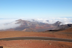 Der Gipfel des Haleakala befindet sich auf 3.055 m Höhe über dem Meeresspiegel.