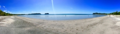 Panoramafoto von Samara Beach