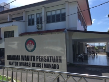 Die Einwanderungsbehörde im Manado im Norden Sulawesis.
