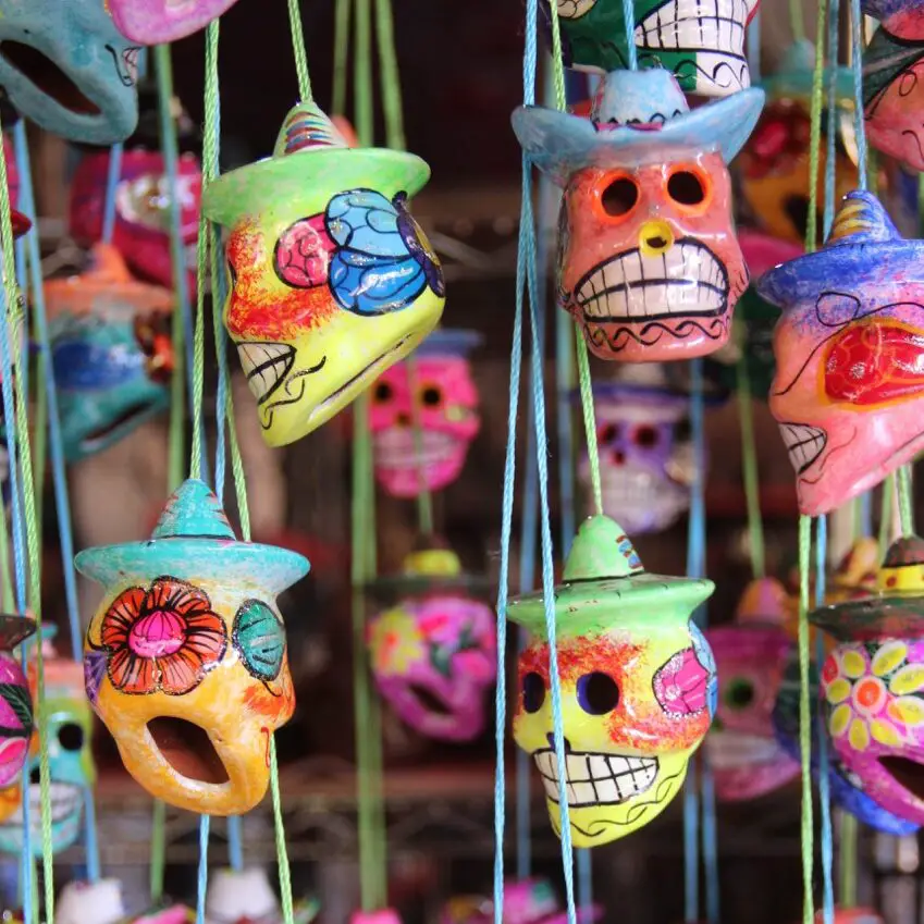 Totenköpfe - ein beliebtes Symbol in Mexiko