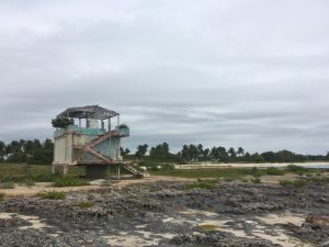 Über Wasser vollkommen trostlos: das ehemalige, kubanische Urlaubsparadies Playa Giron
