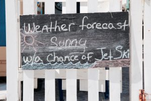 Wettervorhersage auf Caye Caulker, Belize