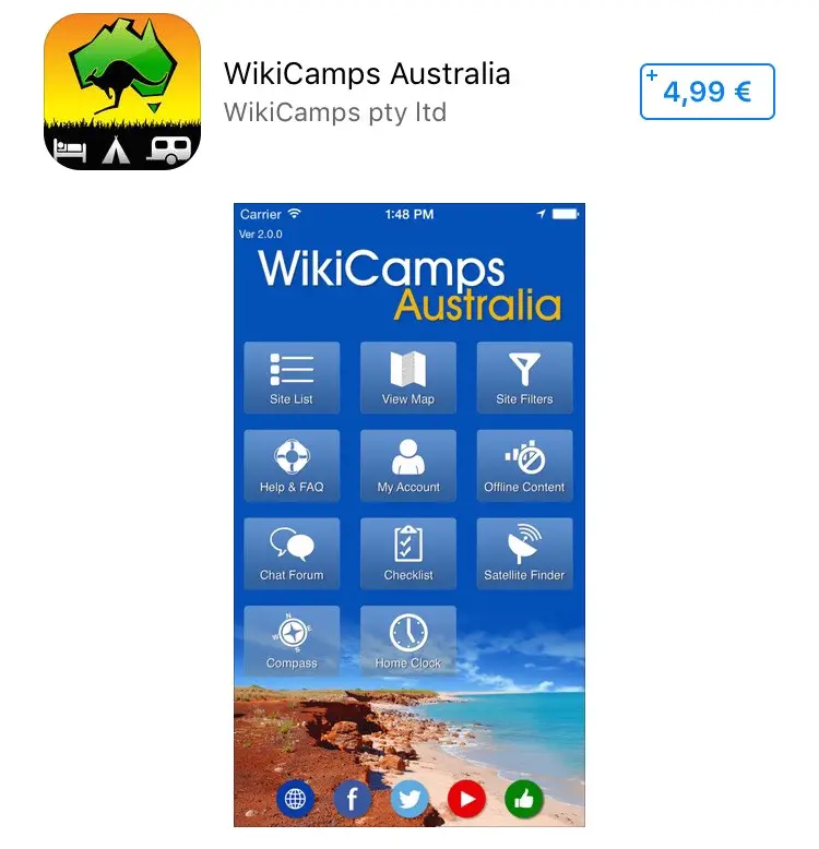 Geniale App für Camper in Australien: WikiCamps
