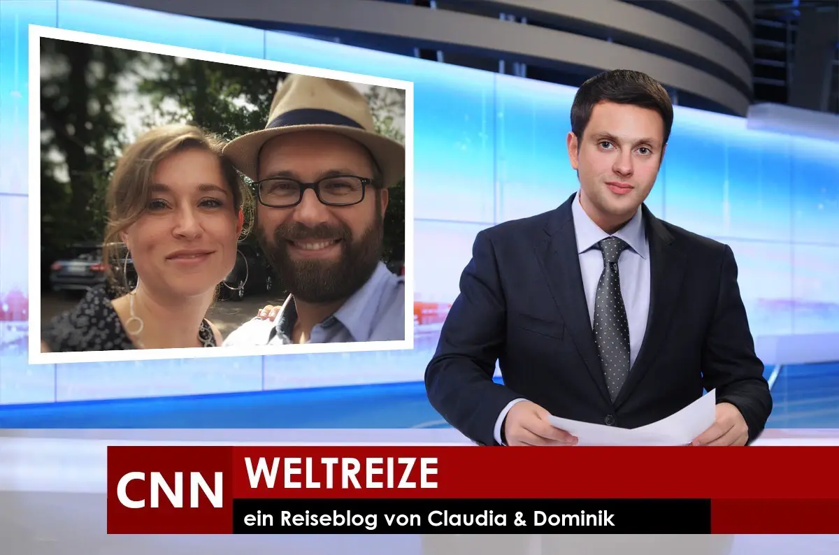 weltreize.com - Claudia und Dominik live auf CNN
