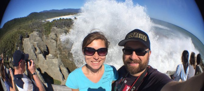 Pancake Rocks: Fontänen so hoch wie Wolkenkratzer Pancake Rocks: Fontänen so hoch wie Wolkenkratzer