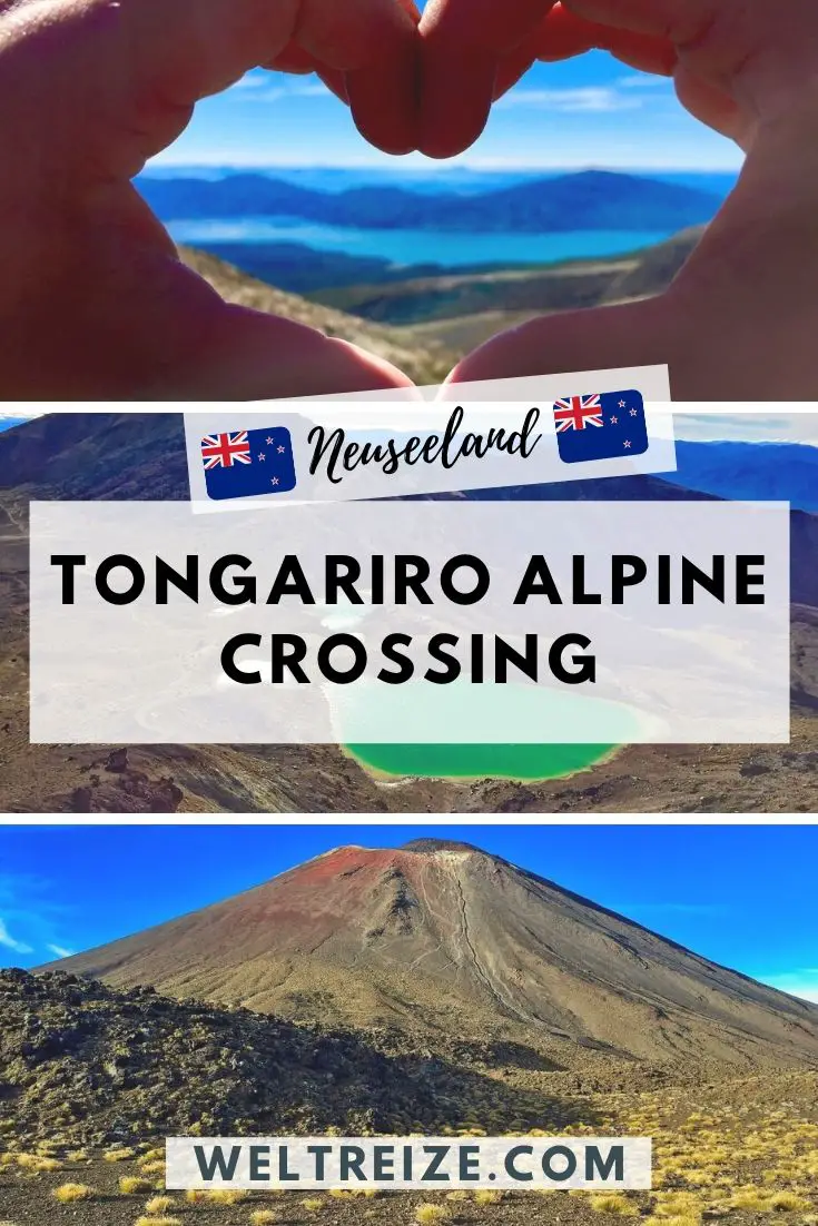 Erfahrungsbericht Tongariro Alpine Crossing Neuseeland Pin