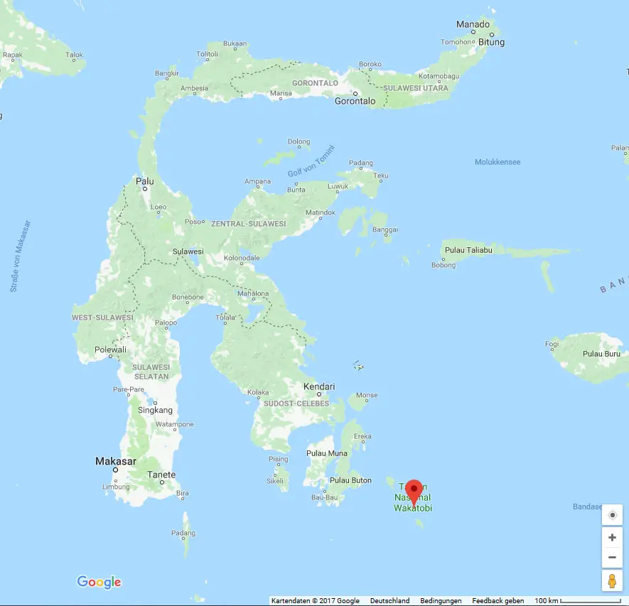 Landkarte-Pulau-Tomia-mit-Sulawesi