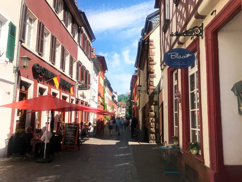 Heidelberg Altstadt Gasse