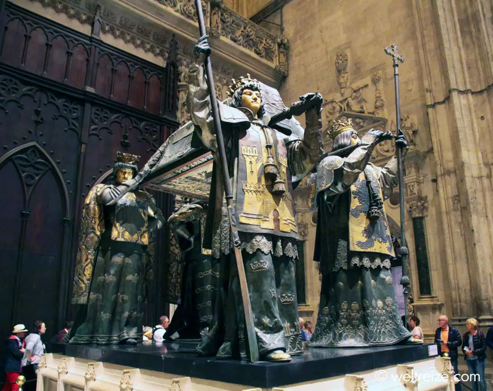 Kathedrale Sevilla Grab von Christopher Kolumbus