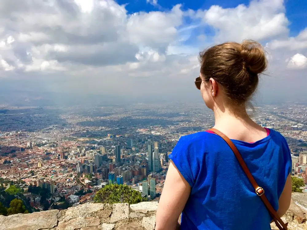 Claudia Blick auf Bogota