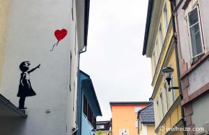 Streetart in Villach Oesterreich