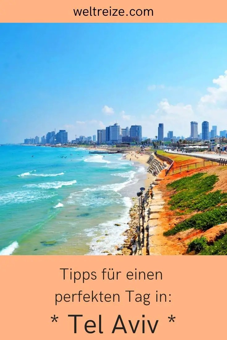 Strand vor Tel Aviv Israel
