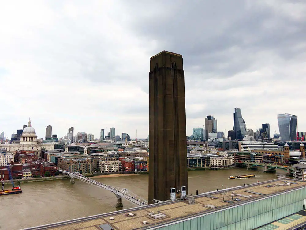 Blick Aussichtsplattform des Switch House London