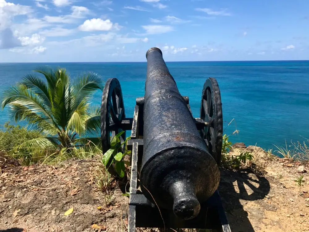 Kanone Fort Warwick Isla Catalina