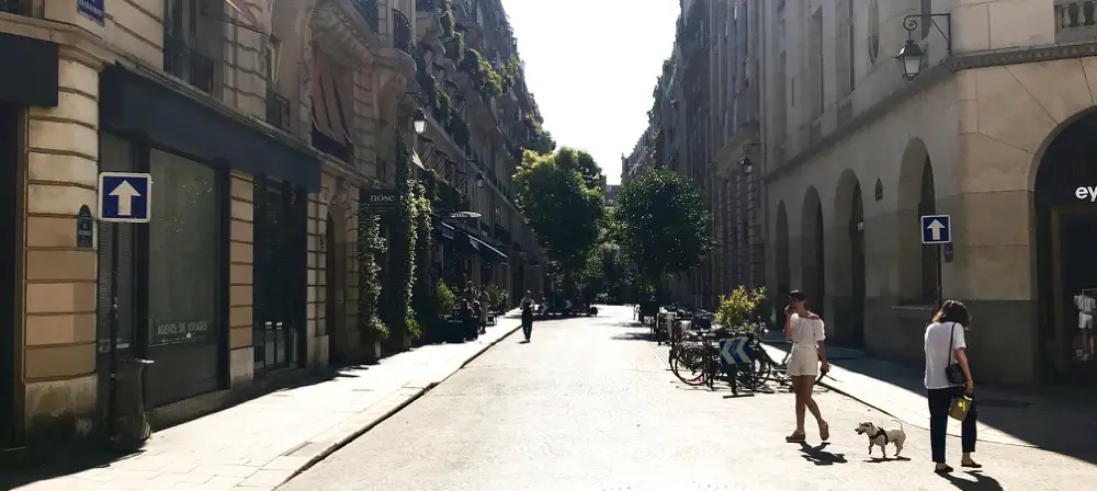 Straßenszene Monmatre Paris