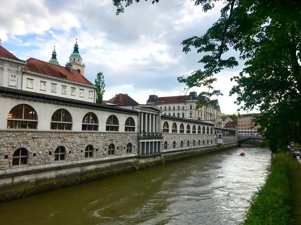 Plecniks Ufergestaltung Ljubljana Slowenien