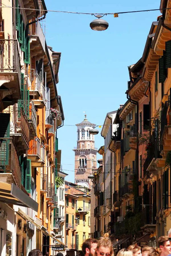UNESCO-Welterbe Altstadt von Verona mit Lamberti-Turm