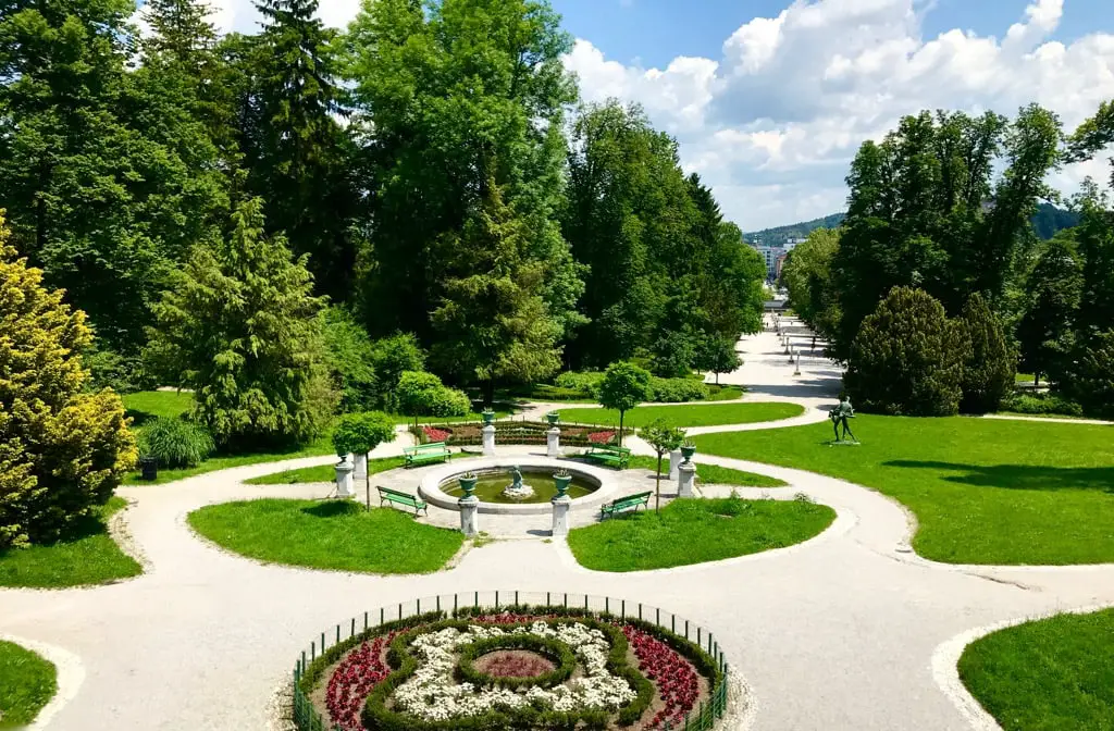 Gartenanlagen Tivoli Park Ljubljana