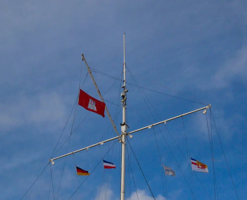 Flaggen Willkomm-Höft Wedel
