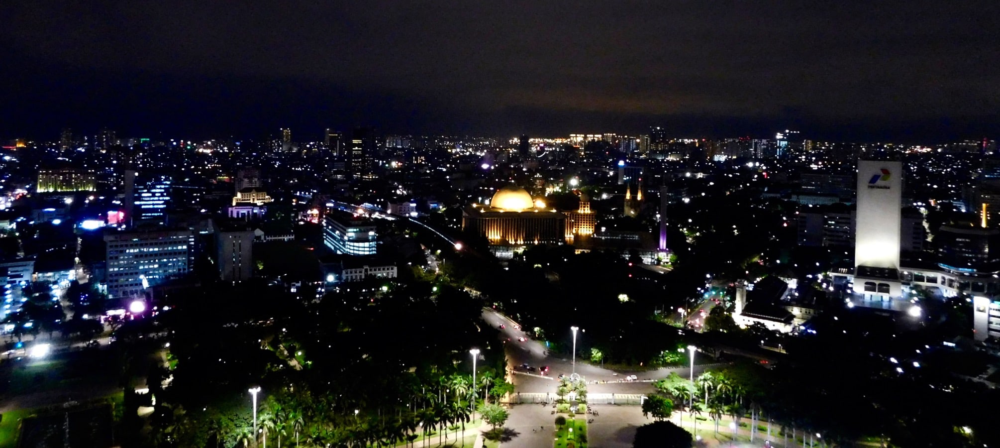 Jakarta bei Nacht