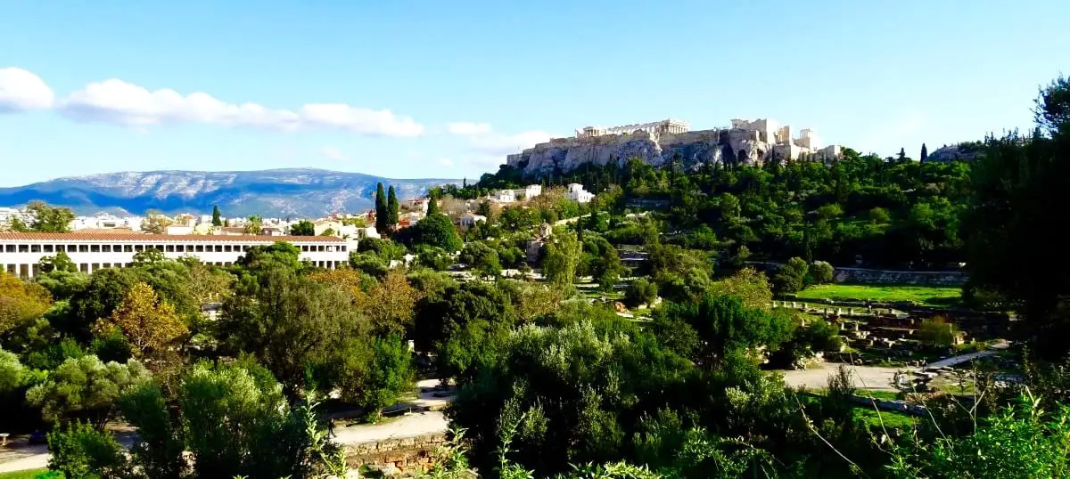 Archaia Agora in Athen
