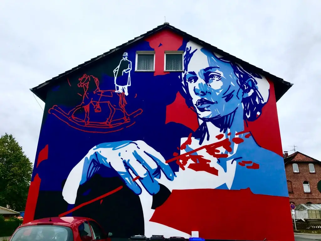 Mural mit Reminiszenz an Stukenbrok Einbeck