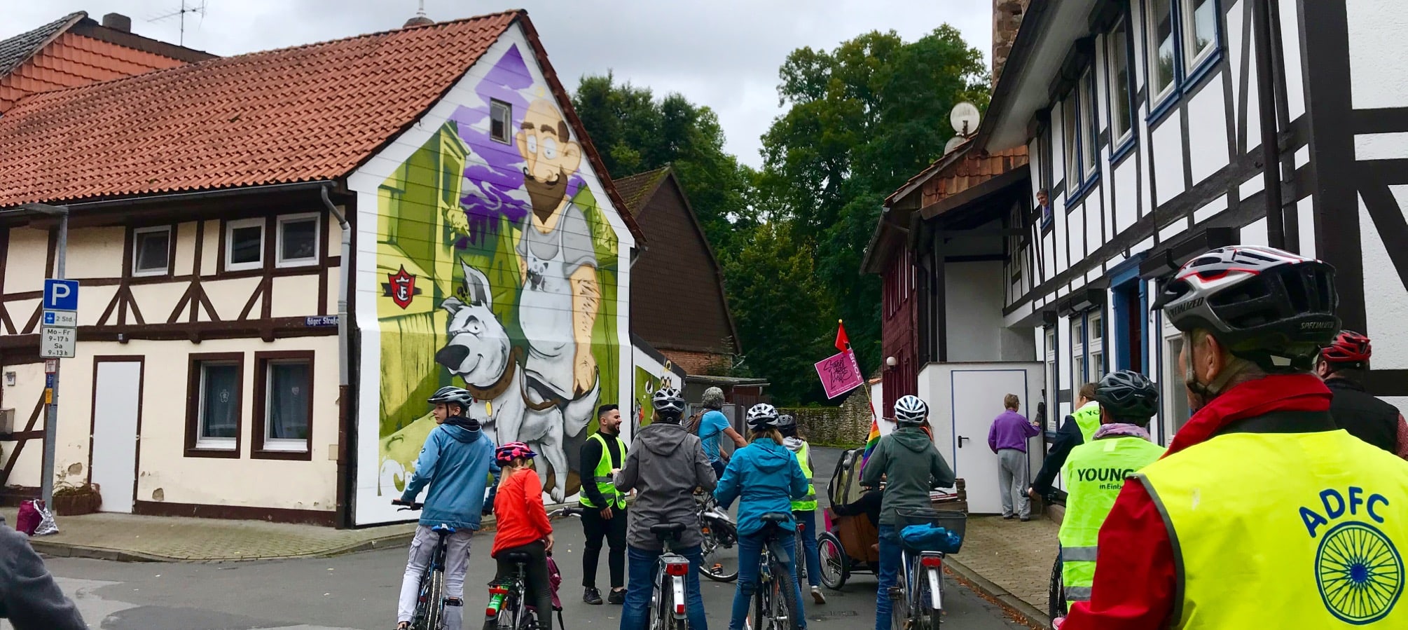 Fahrradtour zur Streetart-Meile Einbeck 2020