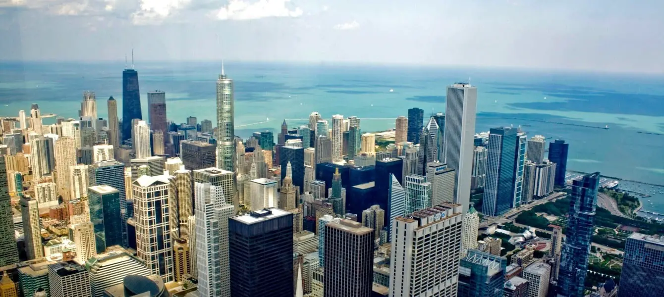 Blick vom Hancock Building Chicago