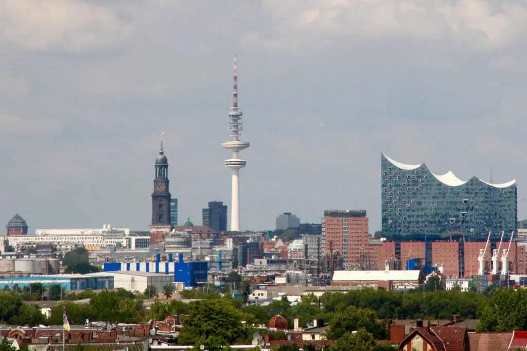 Michel Fernsehturm Elbphilharmonie Hamburg