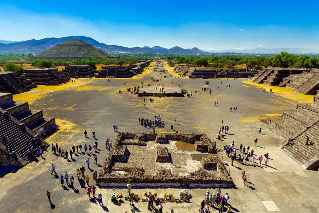 Ruinenstadt Teotihuacan bei México City