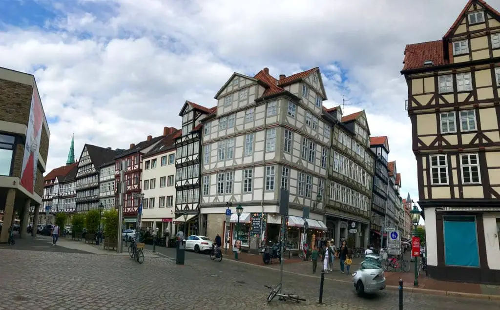Fachwerkhäuser in der Altstadt Hannovers