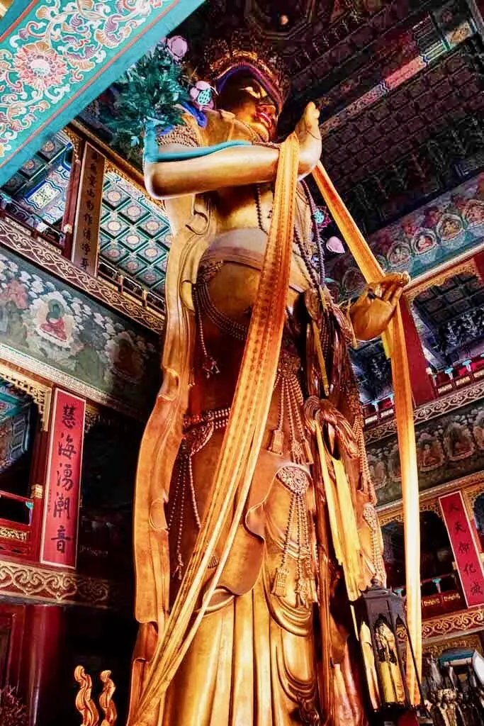 Statue im Lamatempel Peking