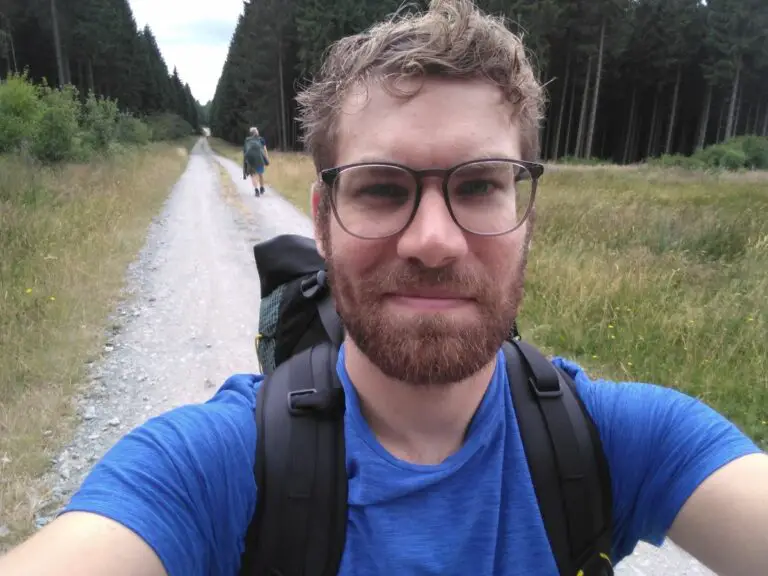 Blogger Christoph beim Wandern