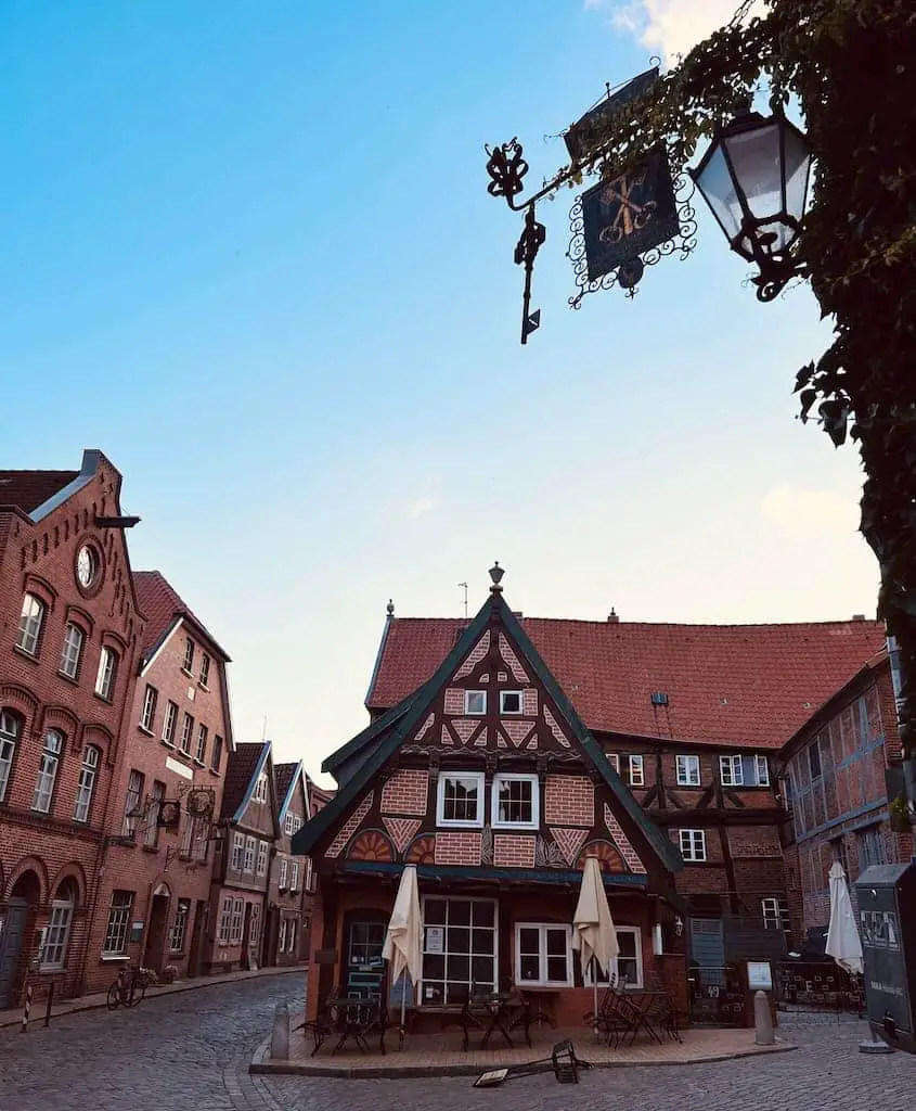 Fachwerkhäuser in der Altstadt von Lauenburg