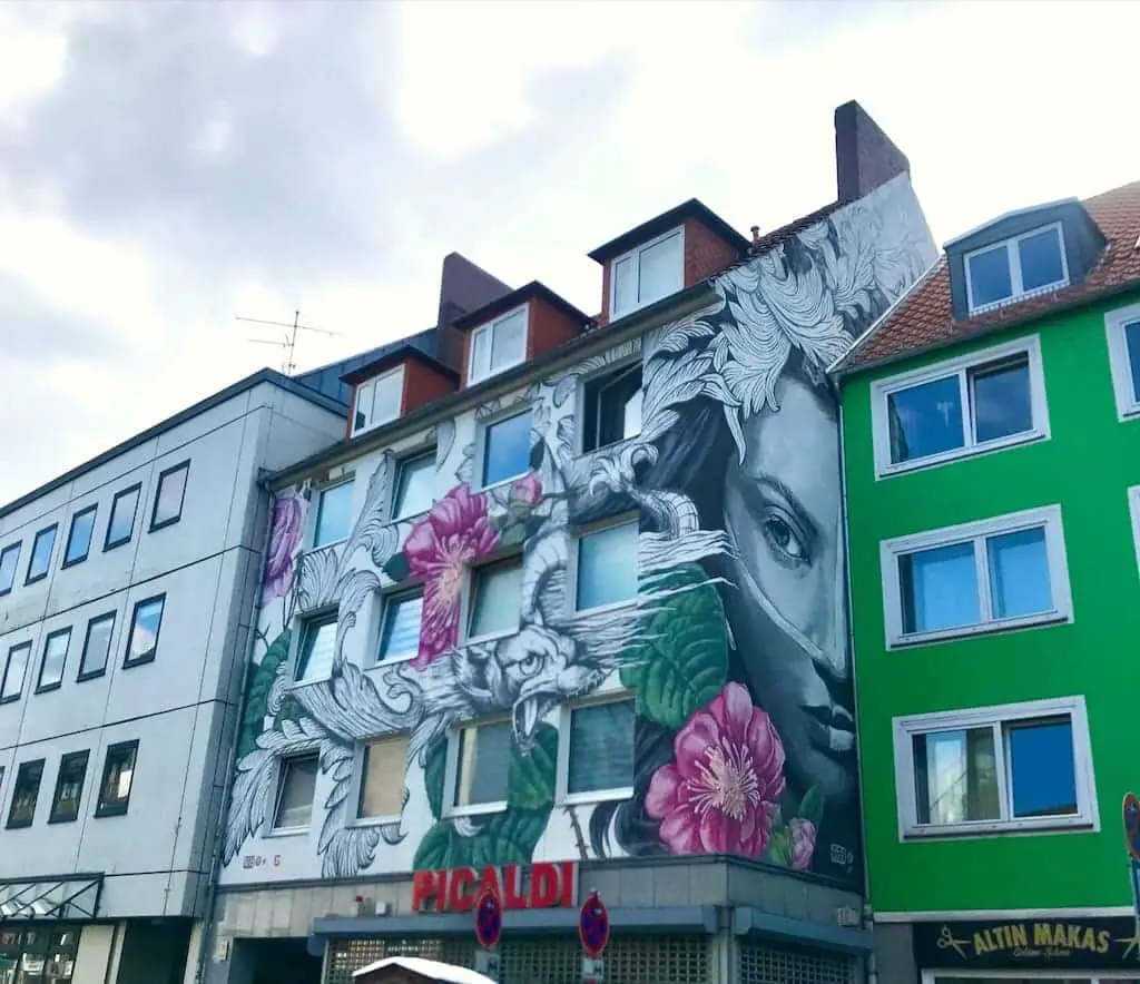 Mural Lula Goce Hannover Altstadt Graffiti