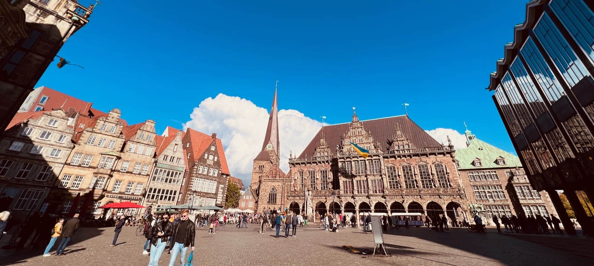 Historischer Marktplatz Bremen mit dem Rathaus