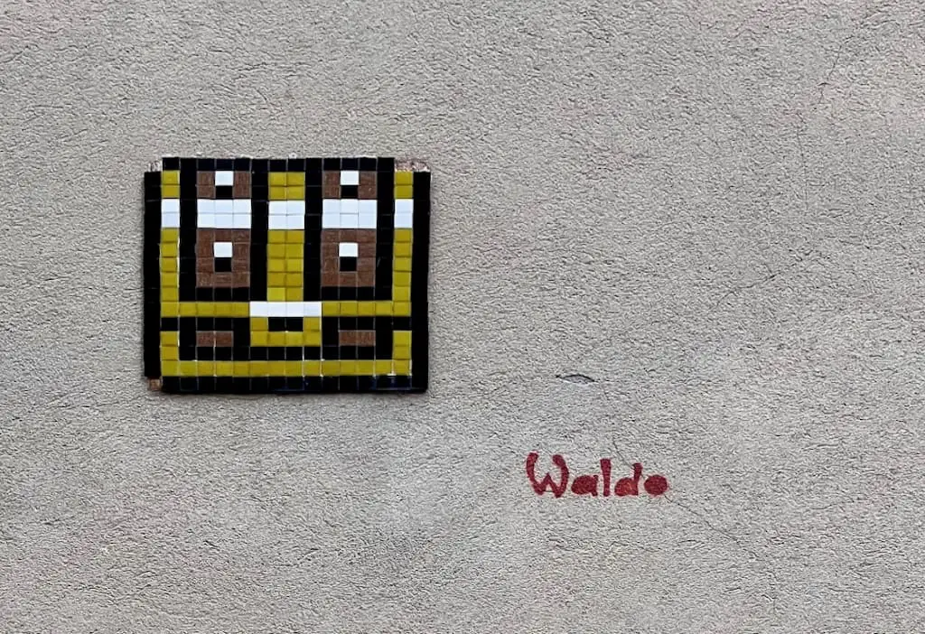 Space Invader von Nancy: Waldo