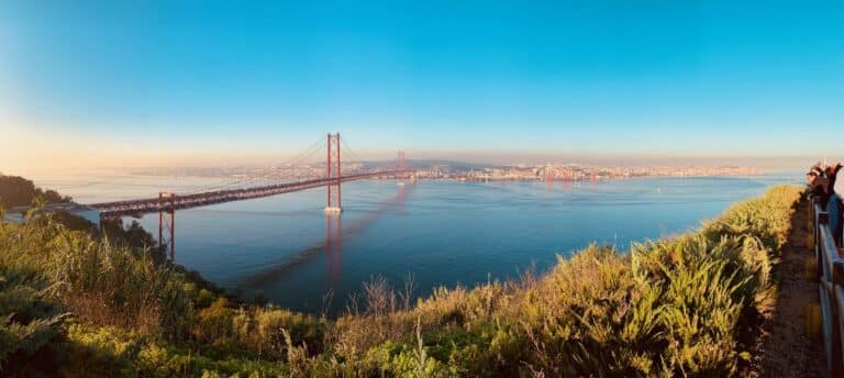 Ponte 25 de Abril in Lissabon