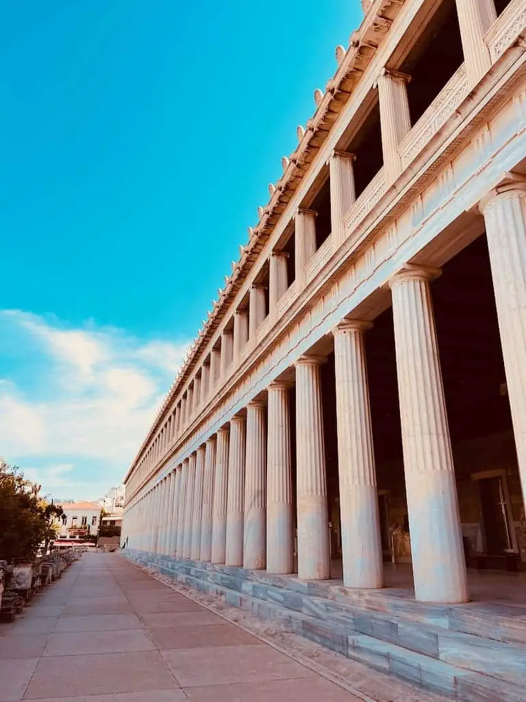 Antike Agora Athen