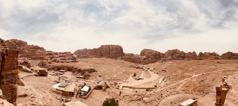 Tal von Petra in Jordanien
