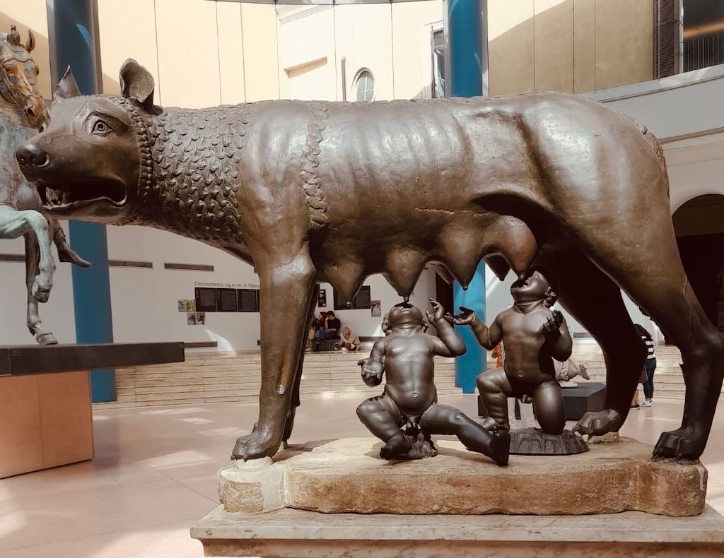 Figuren Romulus und Remus